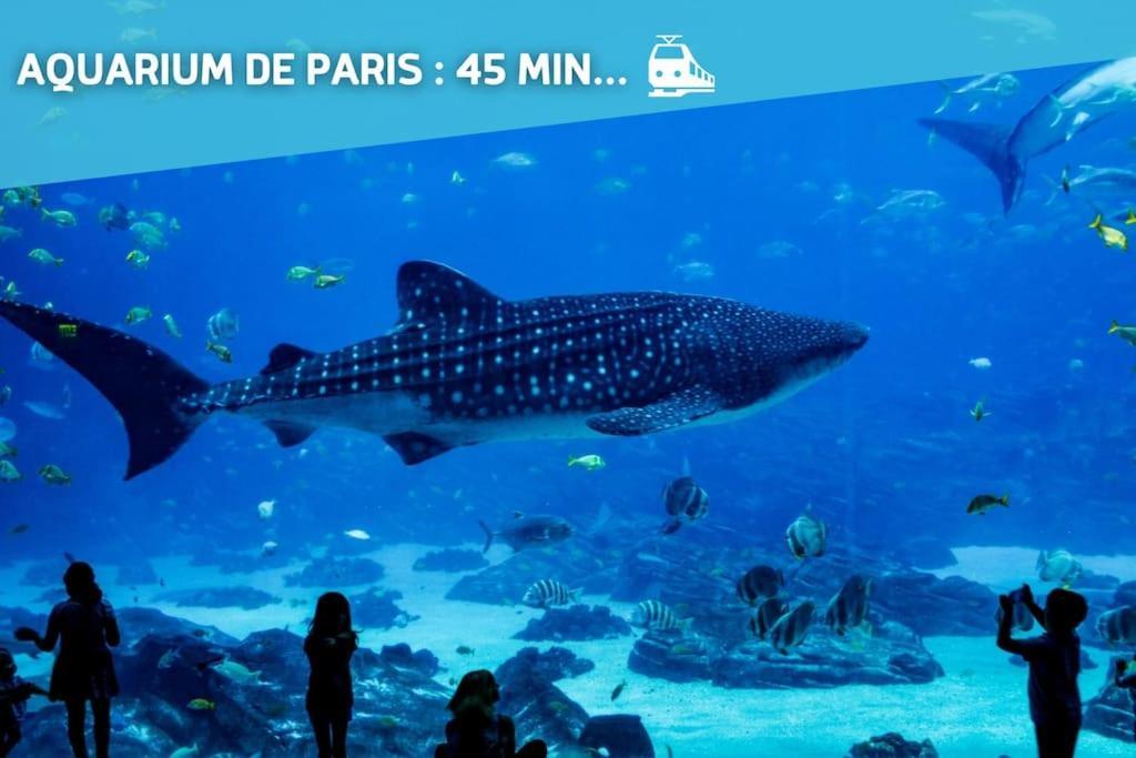 Апартаменти Escapade Parisienne A 25 Minutes De La Tour Eiffel Вільнев-ла-Ґаренн Екстер'єр фото